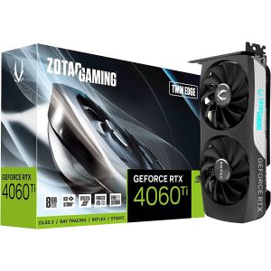 ZOTAC GAMING GeForce RTX 4060 Ti 8GB Twin Edge Video Graphics Card ZT-D40610E-10M
