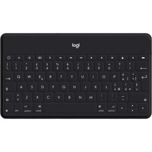 Logitech KEYS-TO-GO Ultra-light, Ultra-Portable Bluetooth Keyboard for iPhone, iPad, Apple TV and Mac - 920-006710 - Black