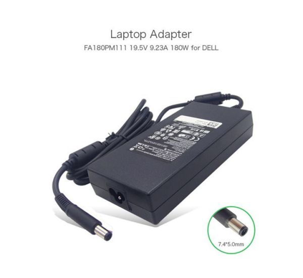 Dell 19.5v 9.23a Slim Original Laptop Adapter Charger